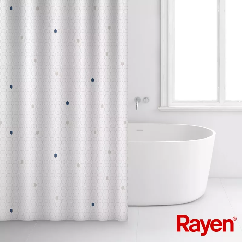 RAYEN Dušikardin 180x200cm valge, polüester
