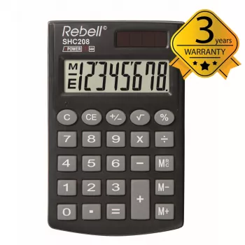 Taskukalkulaator Rebell SHC208