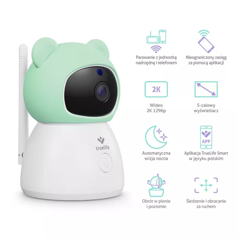 TrueLife NannyCam R6 Dual Smart beebimonitor