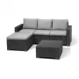 KETER aia nurgadiivan ja laud California Chaise Lounge hall