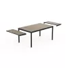 KETER Aia laud pikendatav Deco Porto Nova pikendatav 160-240 saare puidu toon/must