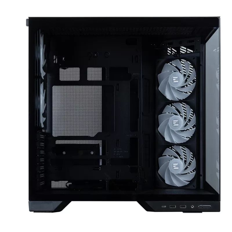 Zalman D50, ATX Mid Tower arvutikorpus, 3 x 120mm ventilaatorit, must