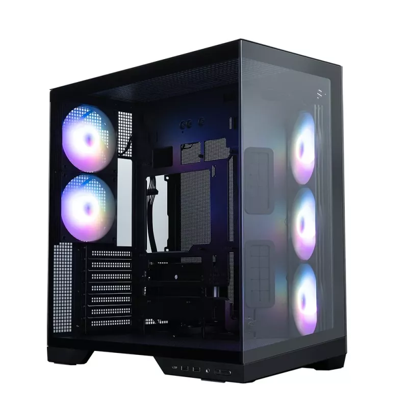 Zalman D50, ATX Mid Tower arvutikorpus, 3 x 120mm ventilaatorit, must