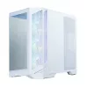 Zalman D50 White ATX Mid Tower arvutikorpus 3x ARGB ventilaatoriga ja karastatud klaasiga