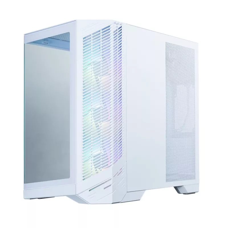 Zalman D50 White ATX Mid Tower arvutikorpus 3x ARGB ventilaatoriga ja karastatud klaasiga