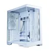 Zalman D50 White ATX Mid Tower arvutikorpus 3x ARGB ventilaatoriga ja karastatud klaasiga