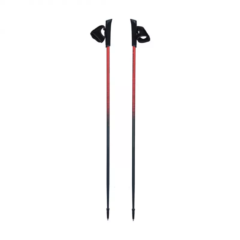 Nordic Walking Pro Trainer 110cm Viking matkakepid punane/must