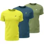 Meeste T-särk 4F M4217 3-pakk kollane, sinine, roheline 4FWSS26TTSHM4217 90S L
