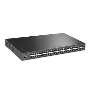 TP-Link JetStream TL-SG3452XP hallatav L2+ Gigabit Ethernet (10/100/1000) PoE-toega 1U võrgukommutaator Must