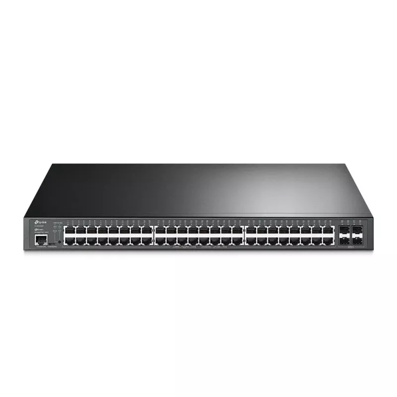 TP-Link JetStream TL-SG3452XP hallatav L2+ Gigabit Ethernet (10/100/1000) PoE-toega 1U võrgukommutaator Must