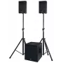 ACT SOL8SISAS Solton ACT SAT aktiivne 2.1 PA süsteem 1000W RMS koos 15-tollise subwooferi ja 8-tolliste satelliitidega