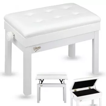 V-TONE PB2 WH klaveripink klaviatuurile valge tapi