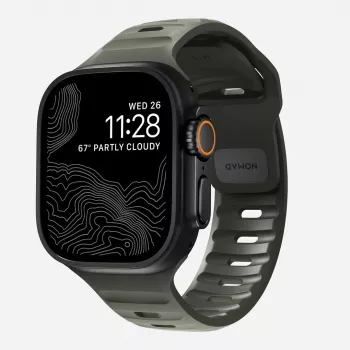 NOMAD Sport Band - Apple Watchi 46mm/49mm rihm FKM-st (tuhkroheline)