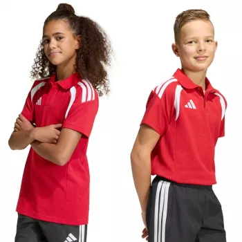 Laste adidas Tiro 26 League Polo särk punane KF3408 152cm