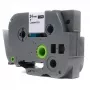 Brotheriga ühilduv TZE251/TZ251 must valgel laminaatkleeplint 24mm x 8m