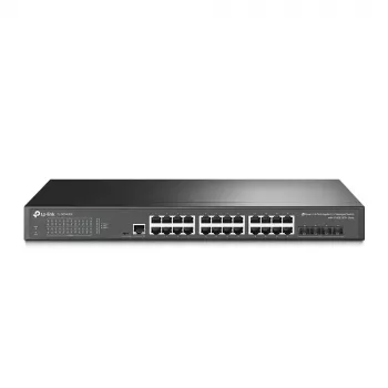 TP-Link JetStream TL-SG3428X hallatav L2+/L3 gigabit Etherneti kommutaator 1U must