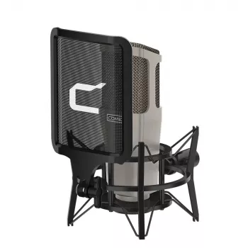 Comica STM01 USB kondensaatormikrofon kardioidse suunakarakteristikuga, 24-bit/48kHz, reaalajas monitooring, võimenduse reguleerimine, vaigistus, täismetallkorpus, lauaalune alus, pop-filter