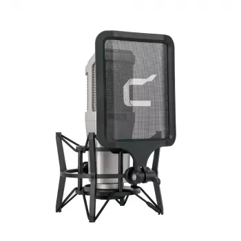 Comica STM01 USB kondensaatormikrofon kardioidse suunakarakteristikuga, 24-bit/48kHz, reaalajas monitooring, võimenduse reguleerimine, vaigistus, täismetallkorpus, lauaalune alus, pop-filter