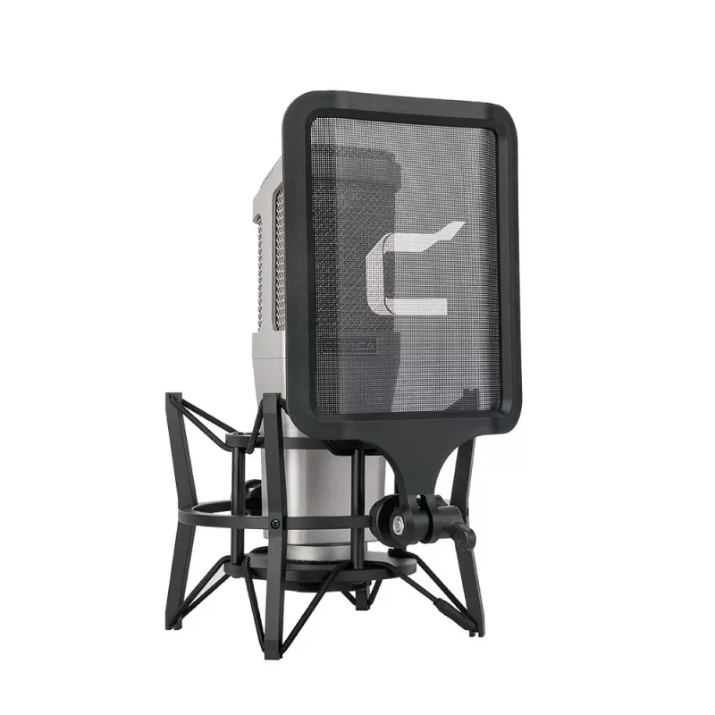 Comica STM01 USB kondensaatormikrofon kardioidse suunakarakteristikuga, 24-bit/48kHz, reaalajas monitooring, võimenduse reguleerimine, vaigistus, täismetallkorpus, lauaalune alus, pop-filter