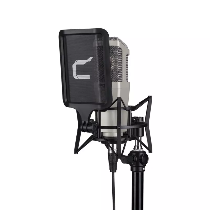 Comica STM01 USB kondensaatormikrofon kardioidse suunakarakteristikuga, 24-bit/48kHz, reaalajas monitooring, võimenduse reguleerimine, vaigistus, täismetallkorpus, lauaalune alus, pop-filter