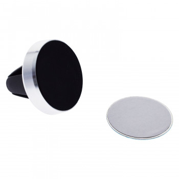 2GO MINI MAG passiivne autotelefoni hoidik vaakumkinnitusega magnetiline kinnitus nutitelefonidele, must ja valge 795795