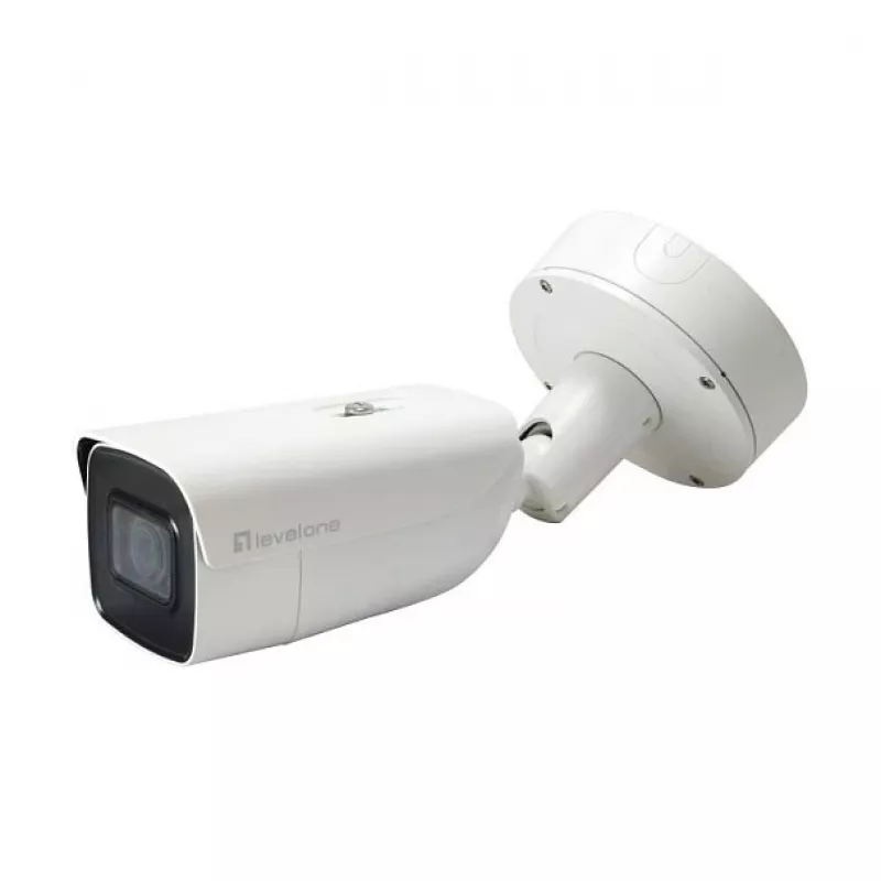 LevelOne FCS-5212 6MP välisõues kasutatav kuulkaamera IP-kaamera mootoriga varifokaalobjektiiviga, H.265, IR-öövaatlus, PoE, IP66, IK10