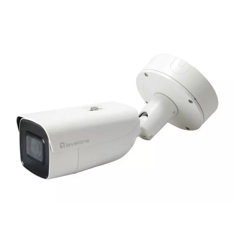 LevelOne FCS-5212 6MP välisõues kasutatav kuulkaamera IP-kaamera mootoriga varifokaalobjektiiviga, H.265, IR-öövaatlus, PoE, IP66, IK10