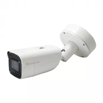 LevelOne FCS-5212 6MP välisõues kasutatav kuulkaamera IP-kaamera mootoriga varifokaalobjektiiviga, H.265, IR-öövaatlus, PoE, IP66, IK10