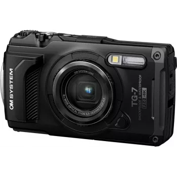 OM System Tough TG-7 must vastupidav kompaktkaamera, 12 MP, 4K video, veekindel 15 m