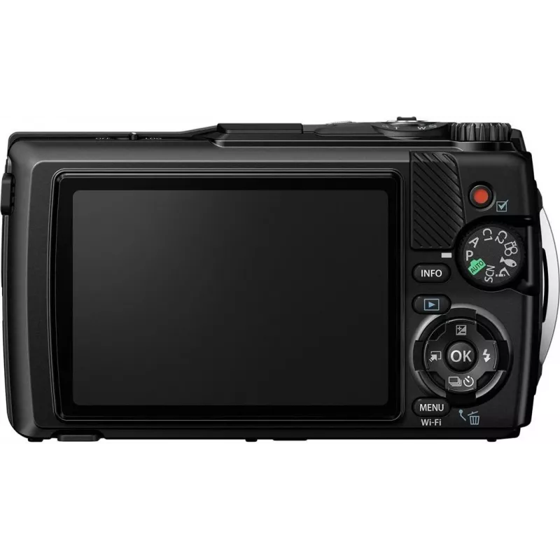 OM System Tough TG-7 must vastupidav kompaktkaamera, 12 MP, 4K video, veekindel 15 m