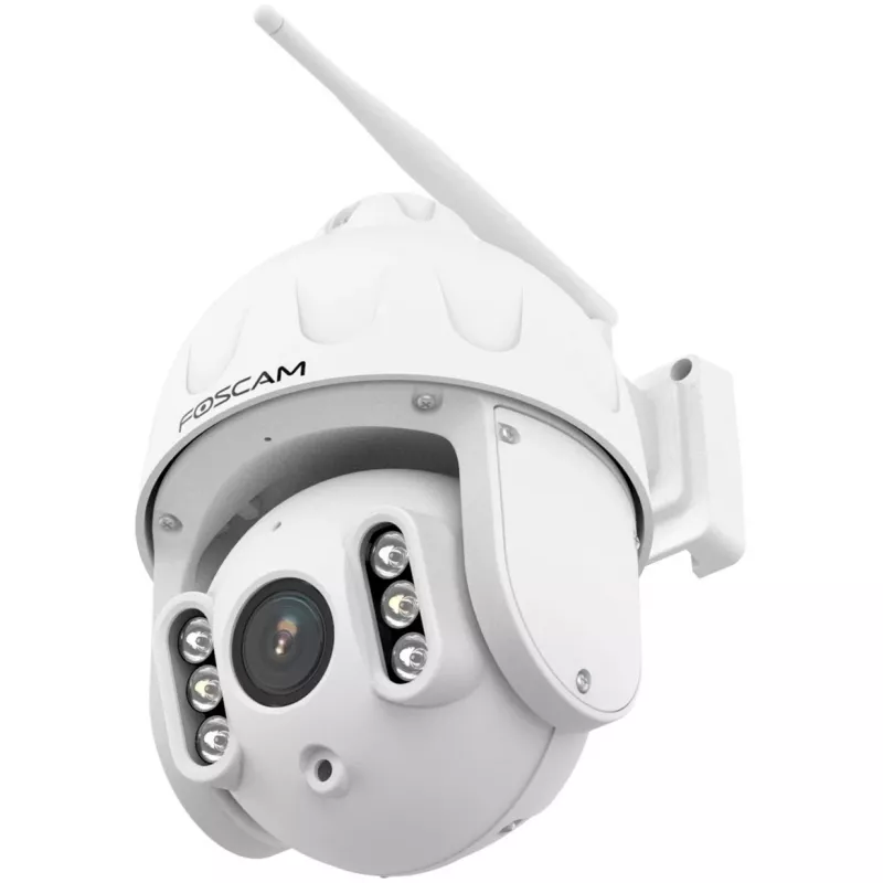 FOSCAM SD8P välikaamera panoraam/kallutus Wi-Fi, 8MP 4K, 4x optiline suurendus, IP66, valge
