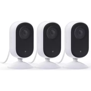 Arlo Essential 3 2K panoraam-kallutus-suum turvakaamera siseruumidesse (2-pakk, valge)