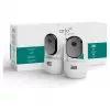 Arlo Essential 3 2K panoraam-kallutus-suum turvakaamera siseruumidesse (2-pakk, valge)