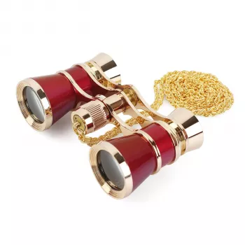 Braun binokkel Opera 3x25 kuldne/burgundne