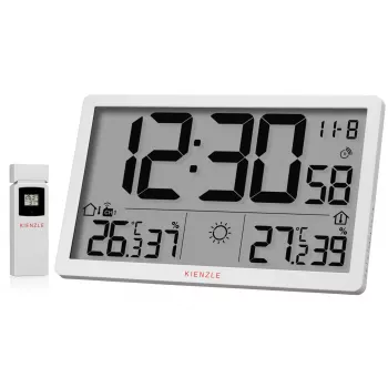 KIENZLE Jumbo NEO LCD ilma seinakell valge