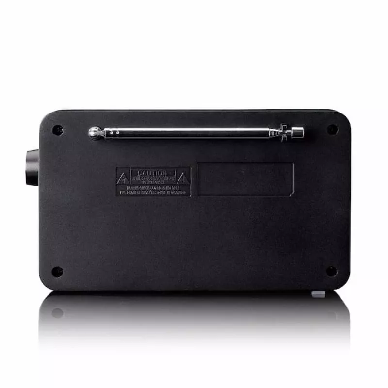 Lenco PDR-033BK kaasaskantav DAB+/FM-raadio Bluetoothi ja laetava akuga - must