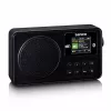 Lenco PDR-033BK kaasaskantav DAB+/FM-raadio Bluetoothi ja laetava akuga - must