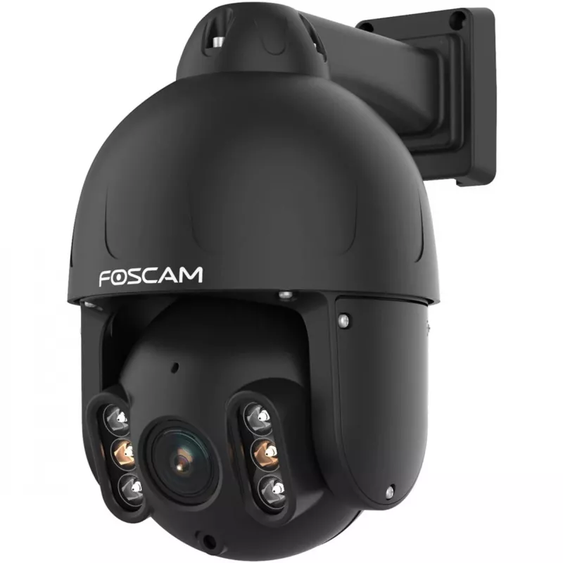 Foscam SD8EP välikasutatav panoraam-/kallutuskamera PoE, 8MP 4K, 4x optiline suum, IP66, must