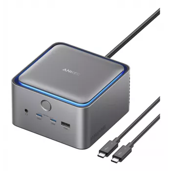 Anker Prime 14-in-1 Thunderbolt 5 dokkimisjaam, 140W võimsus, 8K kahekordne kuva, aktiivne jahutus (A83B53A1)