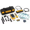 Fluke Networks LinkIQ Duo tööstusliku Etherneti kaabli- ja võrgutestri komplekt M12 adapteritega, PoE, kuni 10 Gb/s, Li-Ion, CAT 3-8 6029135