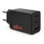 UAG SRGE 65W GaN seinatavalaadija - 2x USB-C, 1x USB-A, must