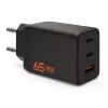UAG SRGE 65W GaN seinatavalaadija - 2x USB-C, 1x USB-A, must