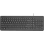 HP 150 Juhtmega Klaviatuur Türgi Q USB Must 664R5AA#AB8