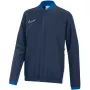Nike Dri-FIT Academy 25 laste täis-tõmblukuga kapuutsiga pusa - Midnight Navy/Obsidian - XS