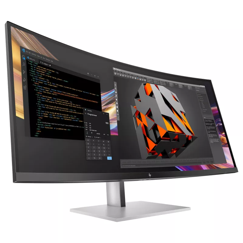 HP 738pu Series 7 Pro 38-tolline kõver IPS LED-monitor WQHD+ 3840x1600 USB-C 65W