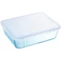 PYREX kaanega pajavorm, 0,8 L, ümmargune, borosilikaatklaas