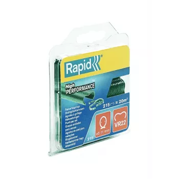 RAPID TOOLS VR22 aia rõngasklambrid, tsingitud teras rohelise plastkattega, 13 gauge, 12 mm sääre pikkus, 1000 tk 40108802