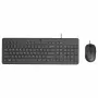HP 150 - klaviatuuri- ja hiirekomplekt - USB - GB - must