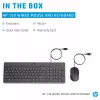HP 150 - klaviatuuri- ja hiirekomplekt - USB - GB - must