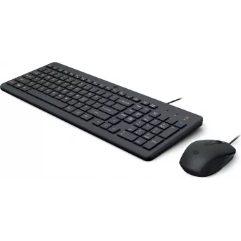 HP 150 juhtmega hiire ja klaviatuuri komplekt - USB, täissuuruses, must 240J7AA#ABX